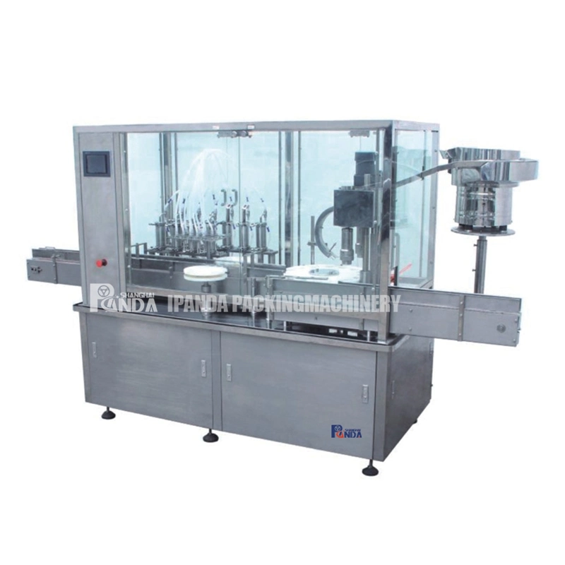 Cough Syrup Medicine Bottle Filling Capping Machine